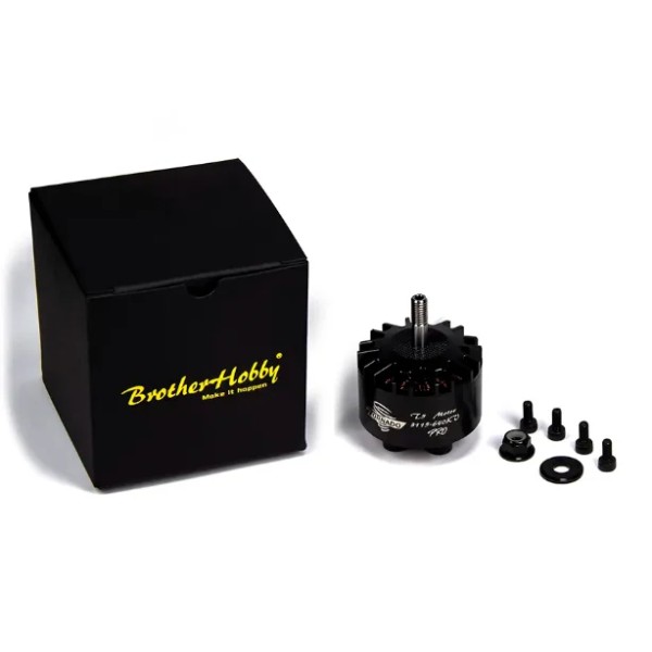 Original BrotherHobby Tornado T5 3115 Pro 640KV/900KV/1050KV/1200KV/1520KV 5-8S Brushless Motor Titanium Alloy Hollow Shaft FPV